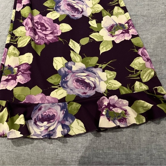 Vintage Floral Print Dress, Size S - Picture 5 of 10